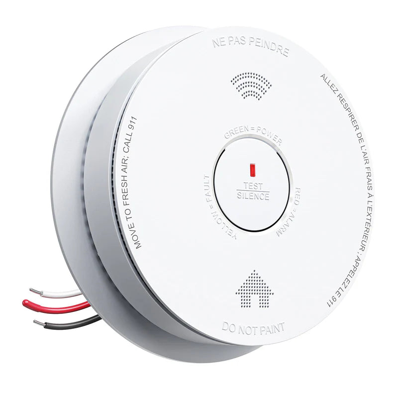 GS886F-H02 Hardwired Interconnected Smoke & CO Detector