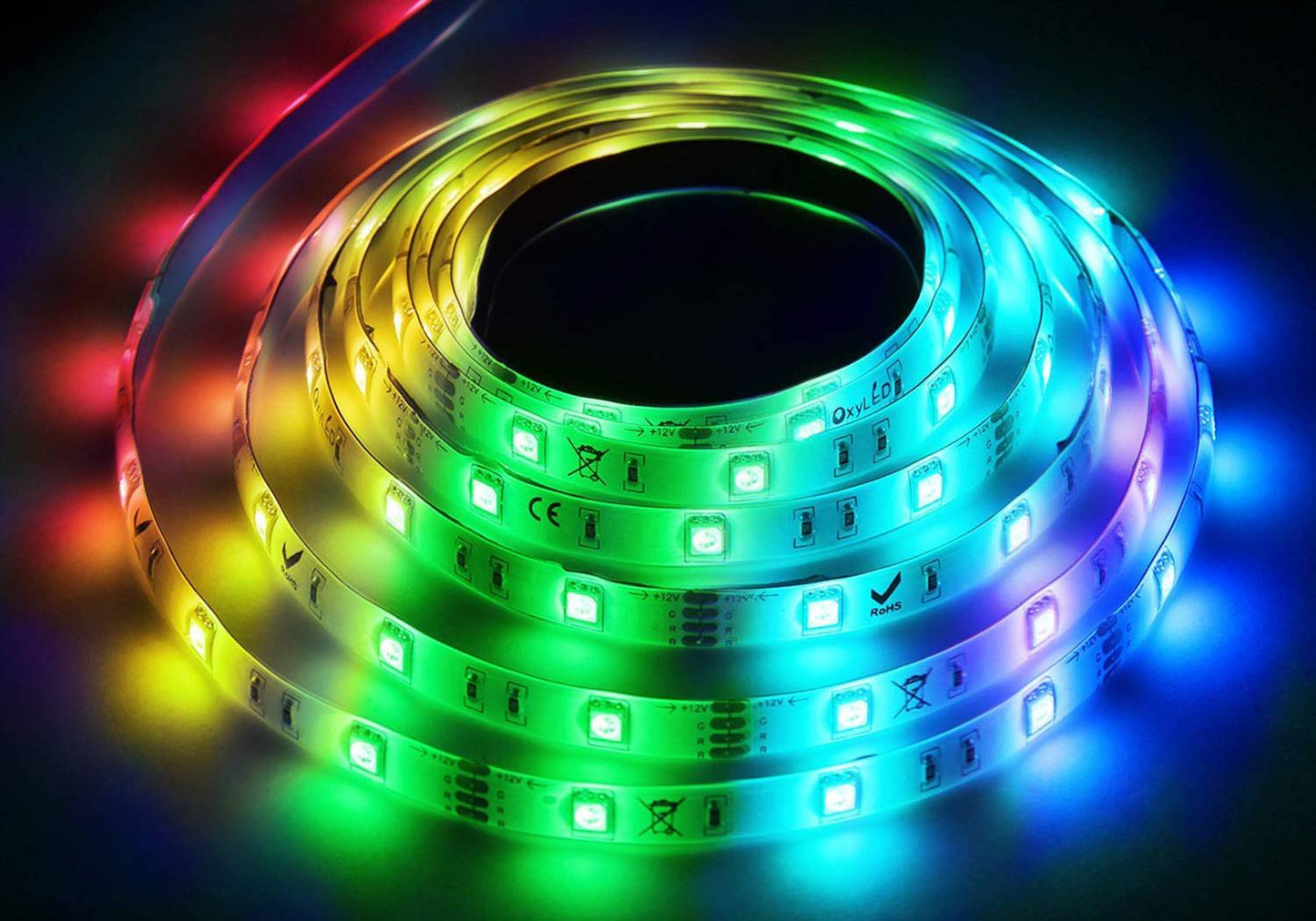 5M LED RGB COB Strip Light