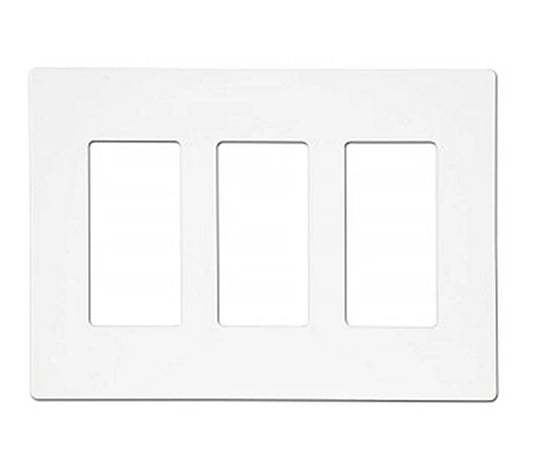 3-Gang Screwless Wall Plate