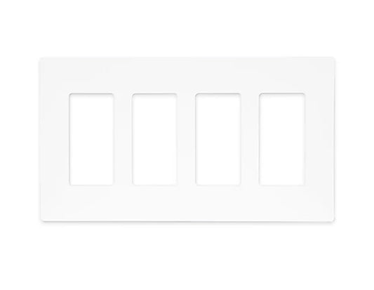 4-Gang Screwless Wall Plate