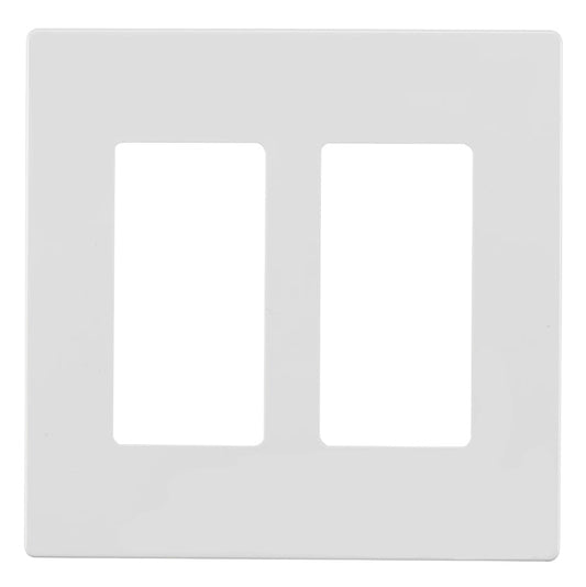 2-Gang Screwless Wall Plate