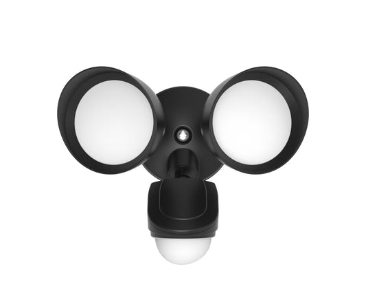 Round Motion Security Light (Black/White)