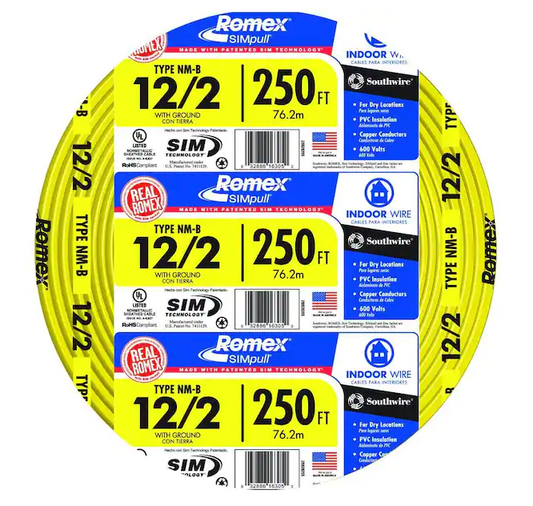 12/2 Type NM-B Cable (250FT)